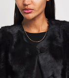 Suzanne Kalan 18kt yellow gold block chain necklace, UK version