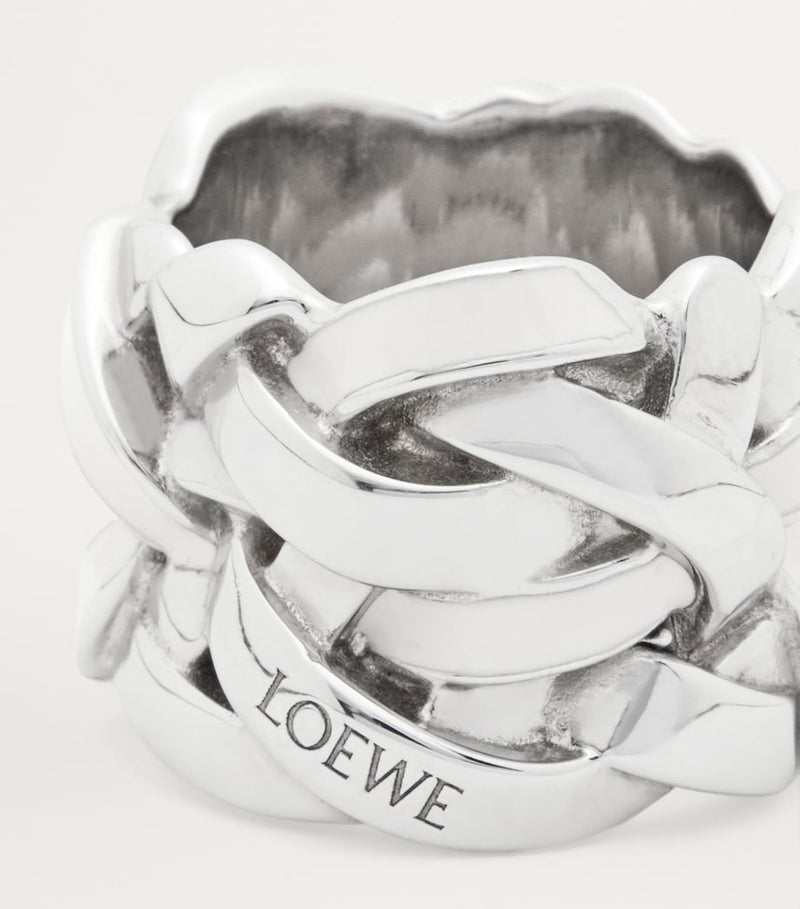 LOEWE sterling silver enamel nest ring imported from the UK