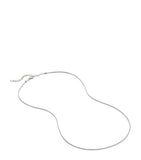 Monica Vinader sterling silver curb link chain necklace, UK version
