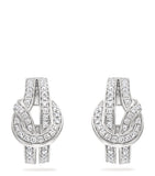 Boodles The Knot earrings white gold diamonds - British product