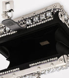 Dolce&Gabbana crystal-embellished shoulder bag, imported from the UK