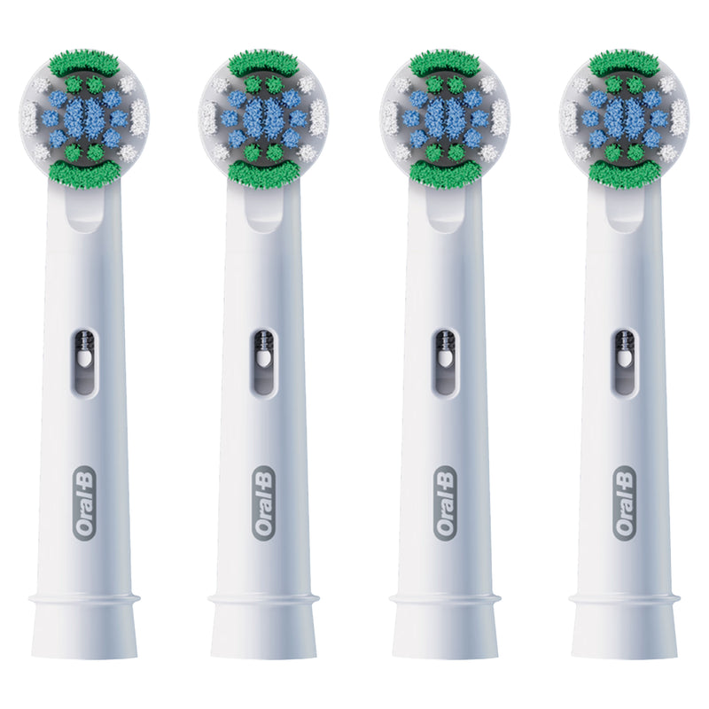 Oral-B Precision Clean toothbrush heads 4 count, imported from the UK