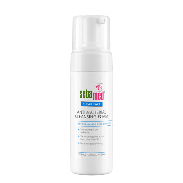 Sebamed Clear Face Antibacterial Cleansing Foam 150ml (British brand)