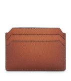 Santoni textured leather card holder with 4 card slots, imported from the UK