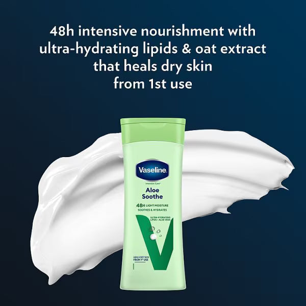 Vaseline Intensive Care Aloe Soothe Body Lotion 400ml (British brand)