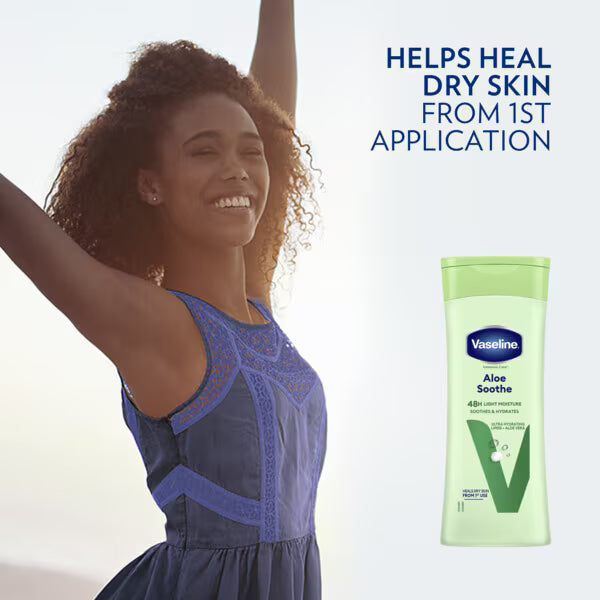 Vaseline Intensive Care Aloe Soothe Body Lotion 400ml (British brand)