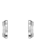Chopard Ice Cube white gold diamond earrings, imported from the UK