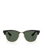 Ray-Ban Clubmaster Reverse Square Sunglasses gold-tone acetate, imported from the UK