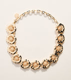 Carolina Herrera gold-tone floral necklace (British brand)