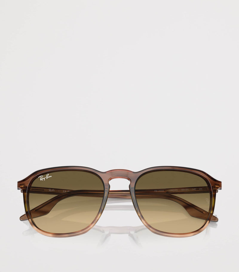 Ray-Ban 0RB2203 square acetate sunglasses - British product