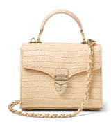 Harrods Aspinal Of London Mini Leather Mayfair Top-Handle Bag- Buy online at McGrocer
