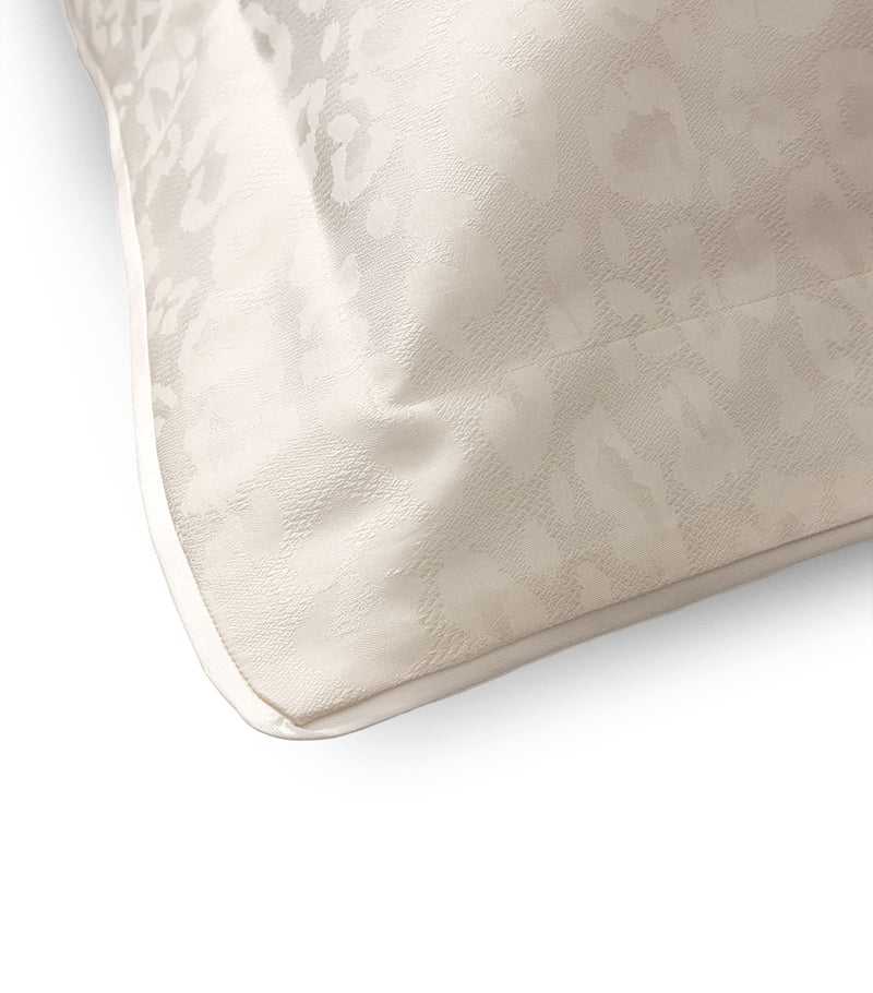 Yves Delorme Leopard Square Oxford pillowcase 65cm x 65cm (British brand)