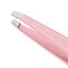 Tweezerman Shimmer Pink Slant Tweezers Full Size (British brand)