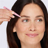Tweezerman Shimmer Pink Slant Tweezers Full Size (British brand)