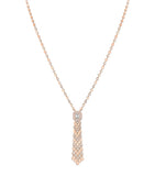 Messika D-Vibes diamond pink gold tassel necklace 1.66ct - British product