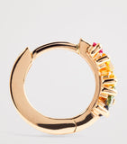 Suzanne Kalan rainbow sapphire huggie earrings, UK version
