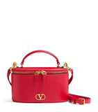 Valentino Garavani mini leather vanity case top-handle bag - British product