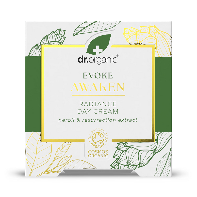 Dr Organic day cream Awaken 50ml, imported from the UK