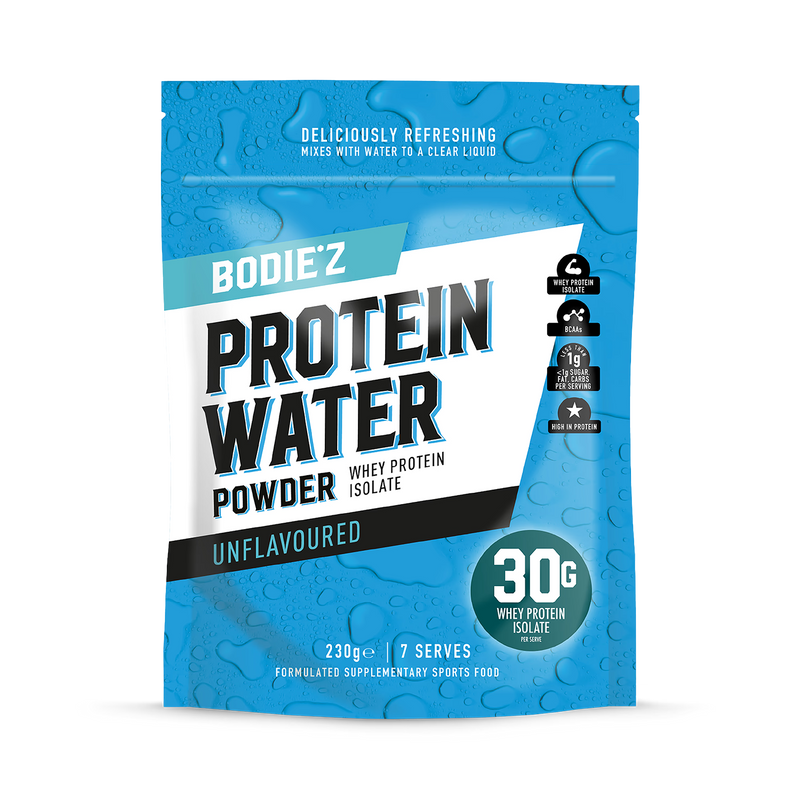 BODIE'Z protein water unflavoured 230g (British brand)