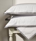 Celso De Lemos square pillowcase with contrasting trims, 65cm x 65cm - British product