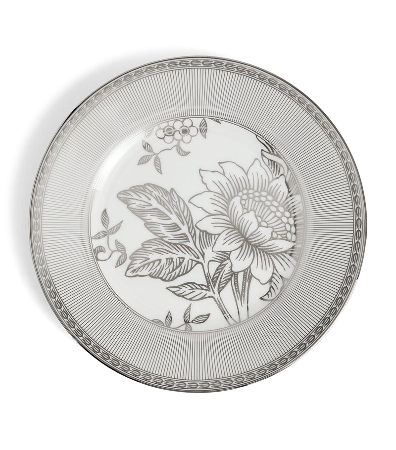 Wedgwood bone china Silver Tonquin plate 20cm (British brand)