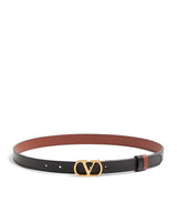 Harrods Valentino Garavani Leather Reversible VLogo Signature Belt- Buy online at McGrocer