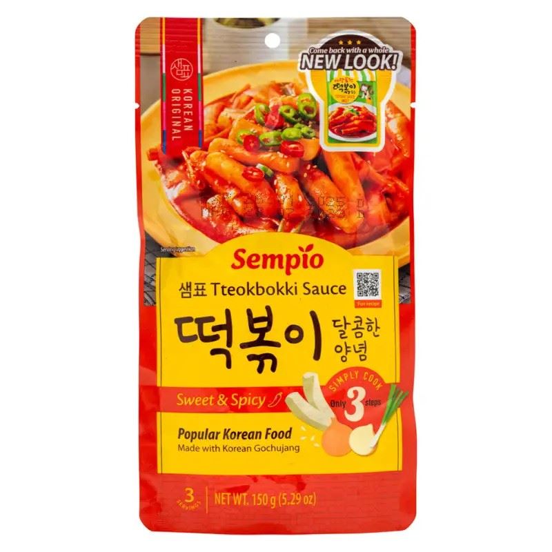 Sempio topokki sauce sweet and spicy (British brand)