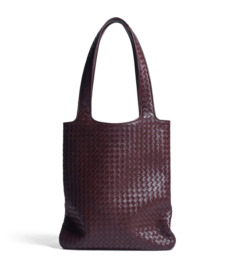 Bottega Veneta small leather Veneto tote bag, imported from the UK