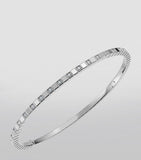Chopard Ice Cube diamond bangle in white gold - British product