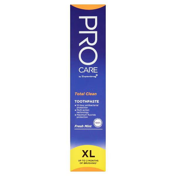 Superdrug ProCare Total Clean Toothpaste 125ml (British brand)