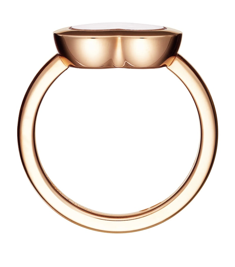 Chopard Happy Diamonds ring 18k rose gold, imported from the UK