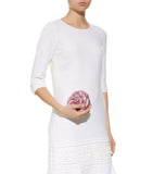 Judith Leiber Rose Romance clutch bag - British product