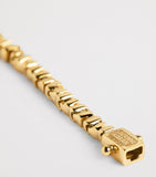 Suzanne Kalan yellow gold tennis bracelet 17.5cm, imported from the UK