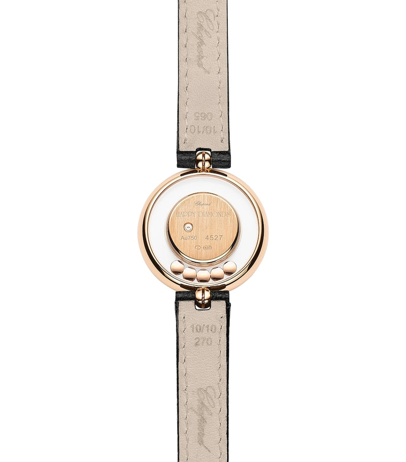 Chopard Happy Diamonds watch 26mm rose gold mother-of-pearl dial, imported from the UK