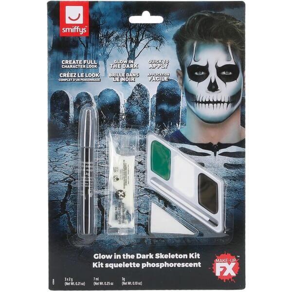 Smiffys Glow in the Dark Skeleton Kit, UK version
