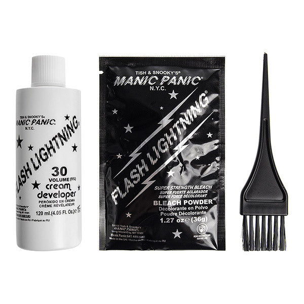 Manic Panic Flash Lightning Bleach Kit 30 Volume, imported from the UK