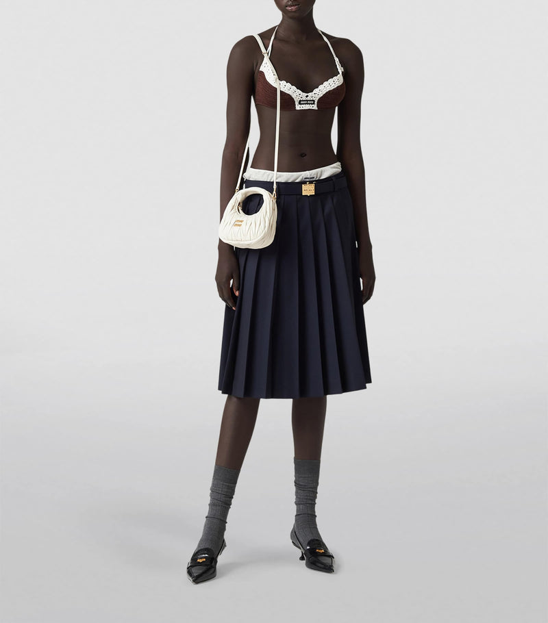 Miu Miu Wander mini Nappa leather top-handle bag (British brand)
