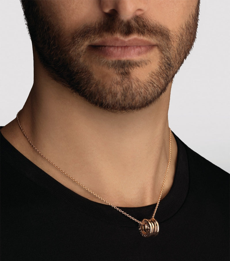Bvlgari B.zero1 rose gold necklace - British product
