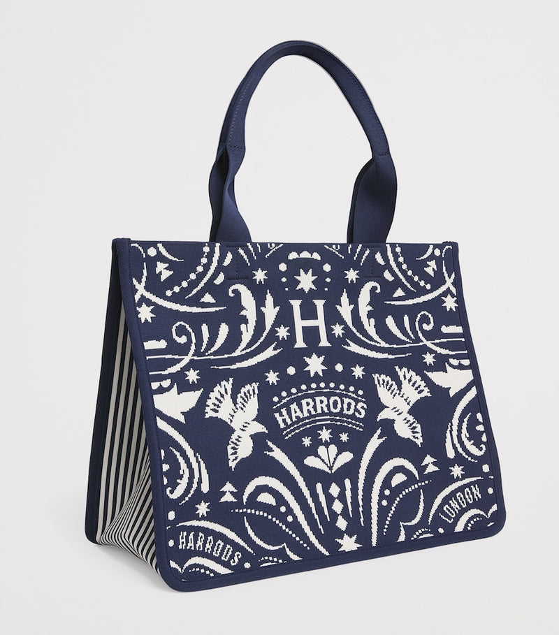 Harrods medium Knights of Brompton tote bag - British product