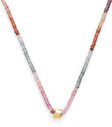 Harrods Suzanne Kalan Rose Gold and Tourmaline Infinite Beaded Necklace- Buy online at McGrocer
