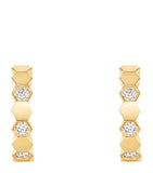 Chaumet Bee de Chaumet hoop earrings in 18k yellow gold, imported from the UK
