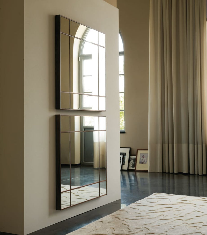 Ash Wood Mirror with Clean Lines for Modern Living Space