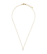 Harrods Persée Yellow Gold and Diamond 3-Stone Danaé Necklace- Buy online at McGrocer