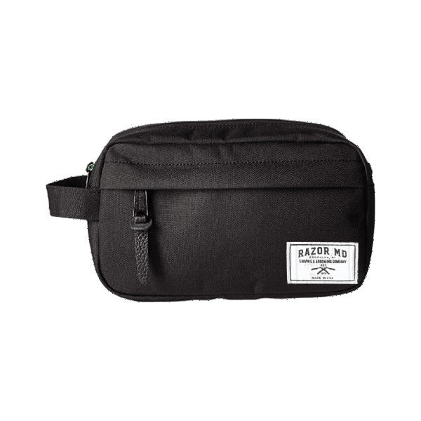 Razor MD Black Travel Dopp Bag, imported from the UK