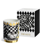 Fornasetti porcelain vessel candle with feline figure 235g - British product