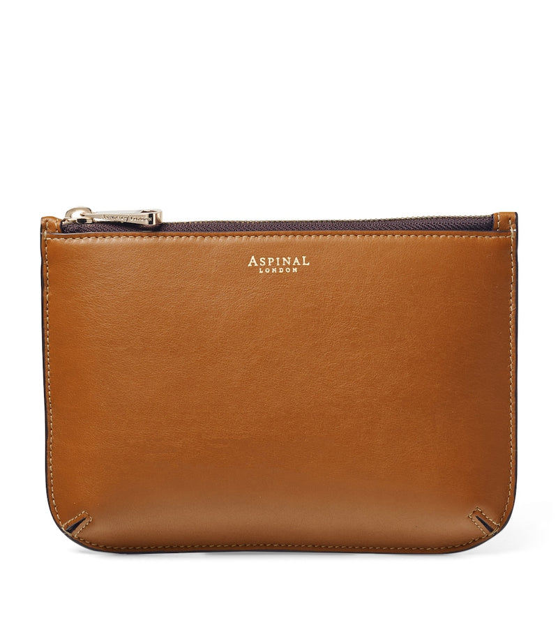 Aspinal of London Ella medium leather pouch - British product