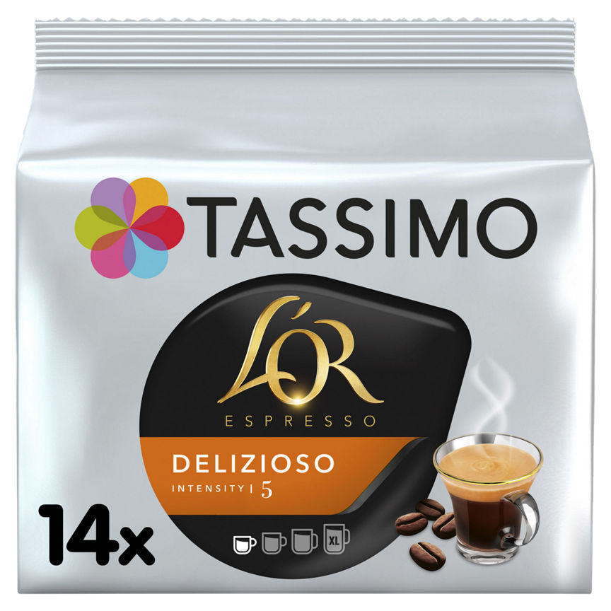Tassimo Espresso Delizioso Coffee Pods x 14 GOODS ASDA