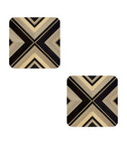 Hestia set of 2 Geometrique coasters, UK version