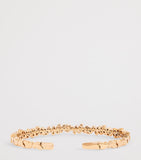 Suzanne Kalan rose gold and diamond bangle small, imported from the UK
