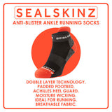 Sealskinz anti-blister anklet running socks - British product
